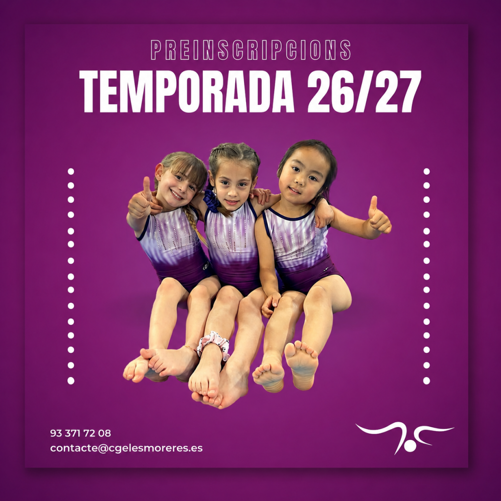 Obert el termini de preinscripció per a la temporada 2026-2027